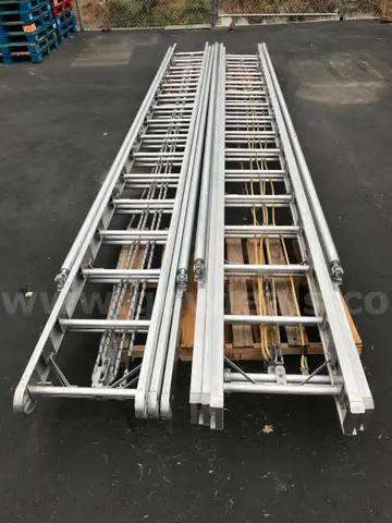Two 45ft 3-Section Extension Ladders