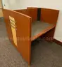 12 Wooden Library Carrel&#x27;s