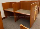 12 Wooden Library Carrel&#x27;s