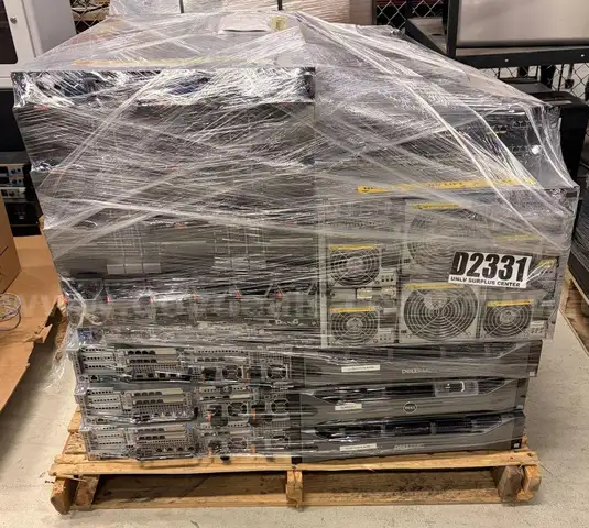LOT: 1 Pallet SALVAGE Computer Servers, etc. UNTESTED