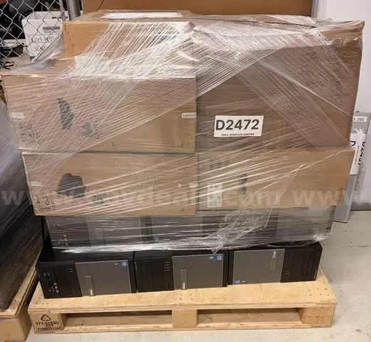 LOT: 1 Pallet SALVAGE Computers & Accessories UNTESTED