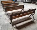 Hardwood / Metal Benches