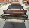 Hardwood / Metal Benches
