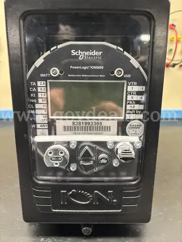 Schneider ION Meter 2012