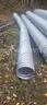15&#x22; Galvanized Metal Culvert Pipe