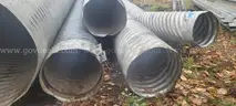 18&#x22; Galvanized Metal Culvert Pipe