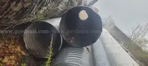 18&#x22; Galvanized Metal Culvert Pipe