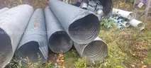 24&#x22; Galvanized Metal Culvert Pipe