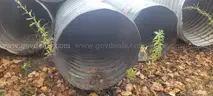 24&#x22; Galvanized Metal Culvert Pipe