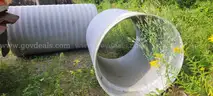 Large Plastic Culvert Pipe Cut-Offs