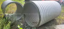 Large Plastic Culvert Pipe Cut-Offs