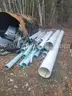 Lot of Plastic Pipe