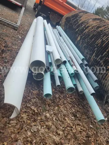 Lot of Plastic Pipe