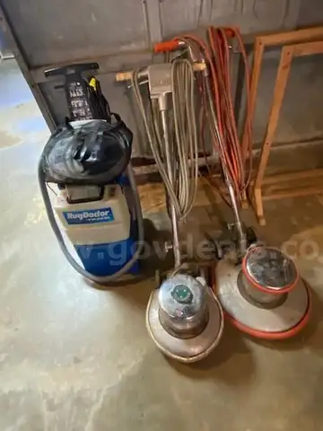 Lot of Various Floor Machines