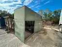 Electric Company Green Metal Transformer Enclosure