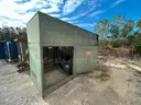 Electric Company Green Metal Transformer Enclosure