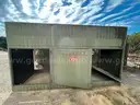 Electric Company Green Metal Transformer Enclosure