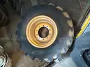 Firestone CAT Backhoe Wheels and Tires (4 total)  - Set of (2) front and (2) Rear
