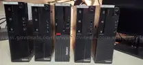 Lot of 5 Lenovo ThinkCentre PCs