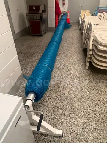 Pool Cover on a Reel