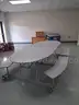 Lot of 6 Oval Rolling/Folding Tables