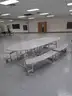 Lot of 6 Oval Rolling/Folding Tables