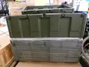 Large Green Pelican Cases - 2 Qty