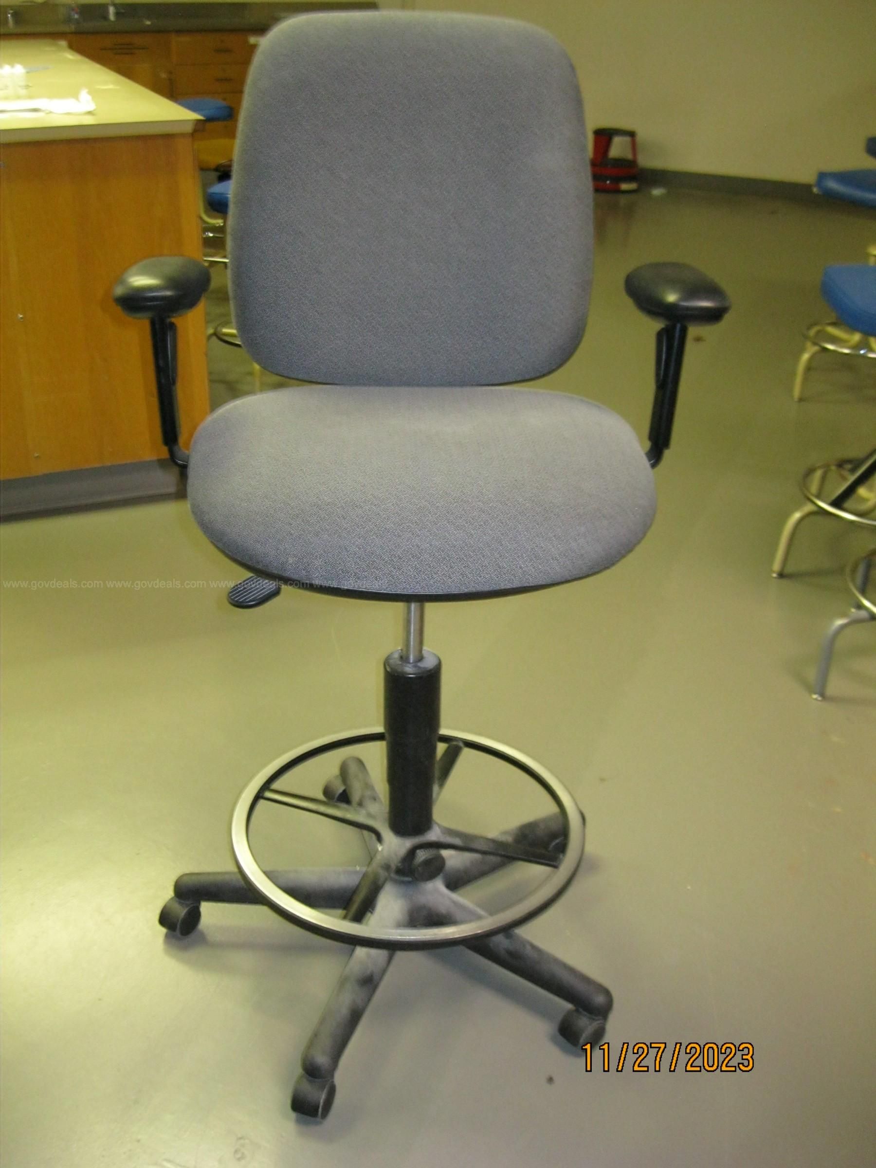 Raised discount office chair