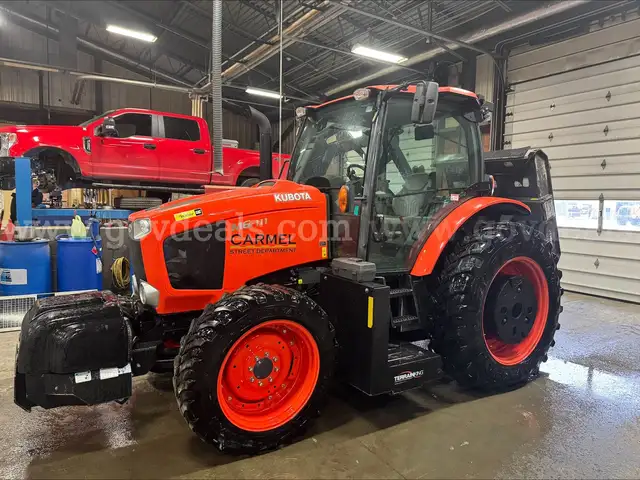 2020 Kubota M6-111 Tractor with Terrain King Boom Mower