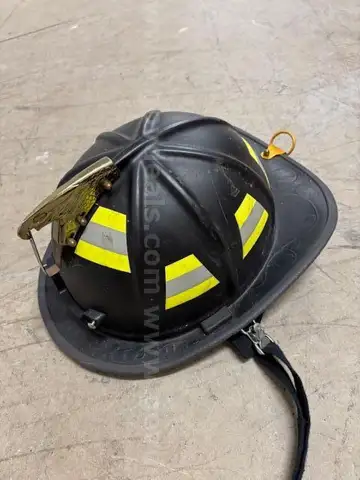 Used Fire Helmet