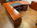 Office Desk and Small Table