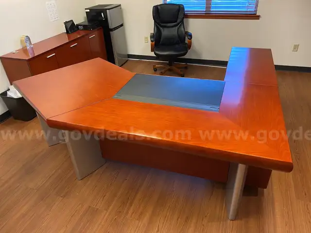 Office Desk and Small Table