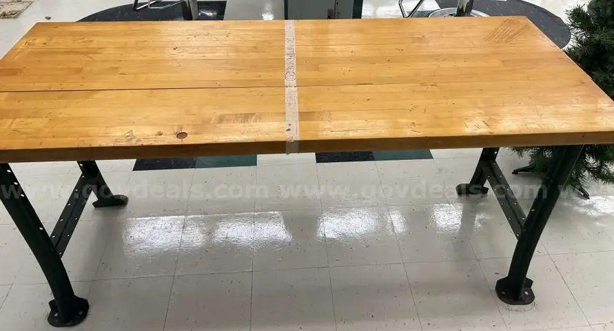 Butcher Block Table