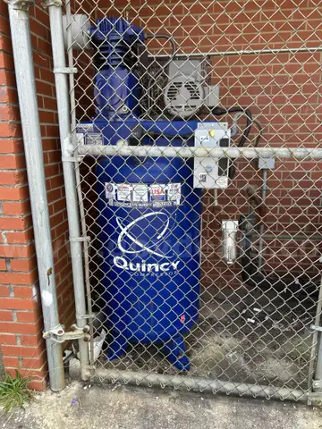 Quincy Air Compressor-Blue
