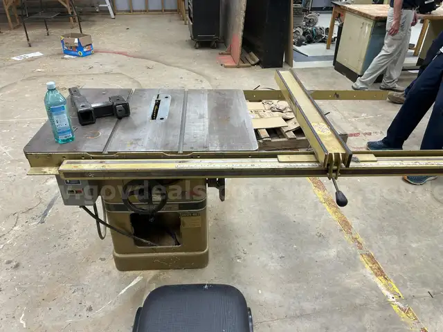 Powermatic Miter Table Saw-Yellow