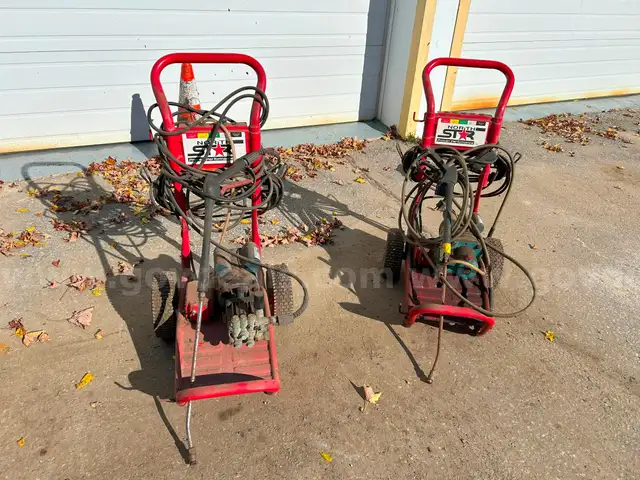 LOT of 2 North Star Pressure Washers