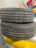 2 Bridgestone 315/80R22.5 "L" M860A Steer Tread Tires Used