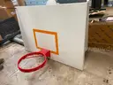 Steel Backboard w/Hoop and Partial Mounting Post