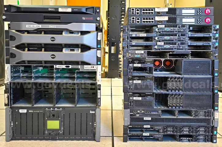 Servers, F5&#x27;s, SAN&#x27;s, and KVM&#x27;s