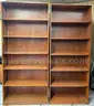 Two Bookcases, Filing Cabinet, Vacuum Cleaner, and Rack Movers