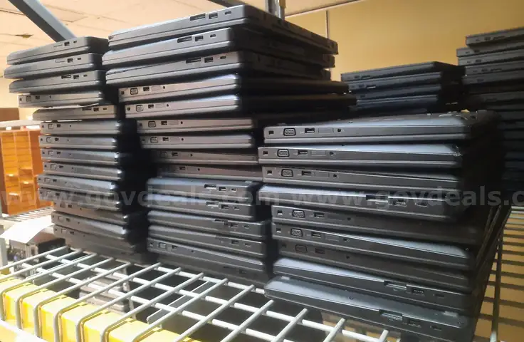 One lot of 91 Dell Latitude Laptops - 5500 series