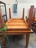 2 Wooden Tables &#x26; 4 Dining Chairs
