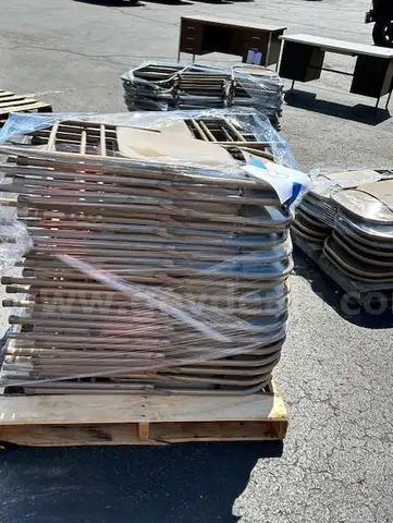LOT of Approx. 70 Metal chairs