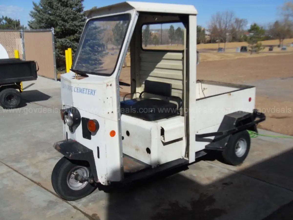 Cushman Meter Maid Cart GovDeals