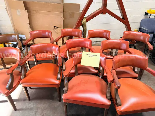 Lot 14 Red Chairs