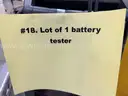 Lot 18-Battery Tester
