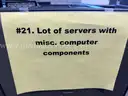 Lot 21-Computer Servers and misc. components