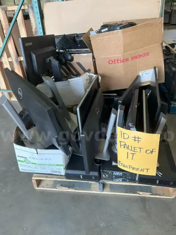 Pallet of IT Equipment