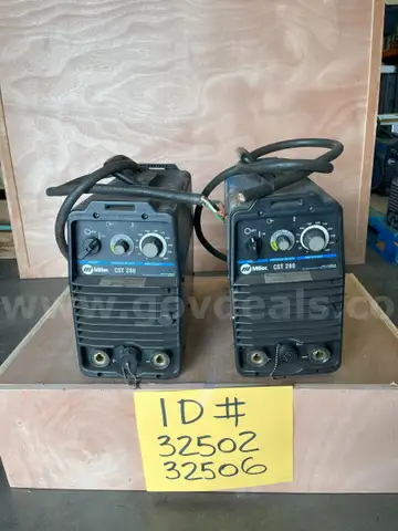 Miller CST 280 Welder (2 of them)