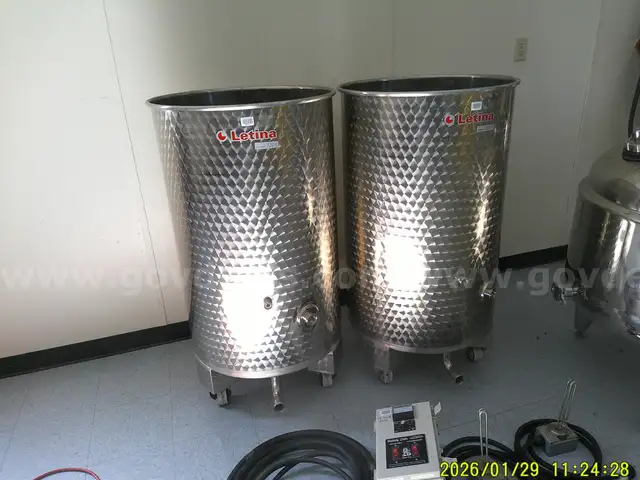 Lot of 2 Fermenter, 80 Gallon